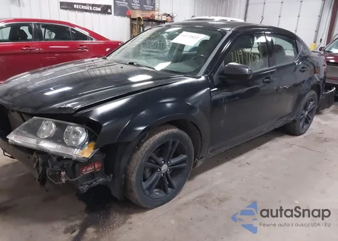 2014 Dodge Avenger Sxt из США, поврежденный, VIN 1C3CDZCG8EN127883